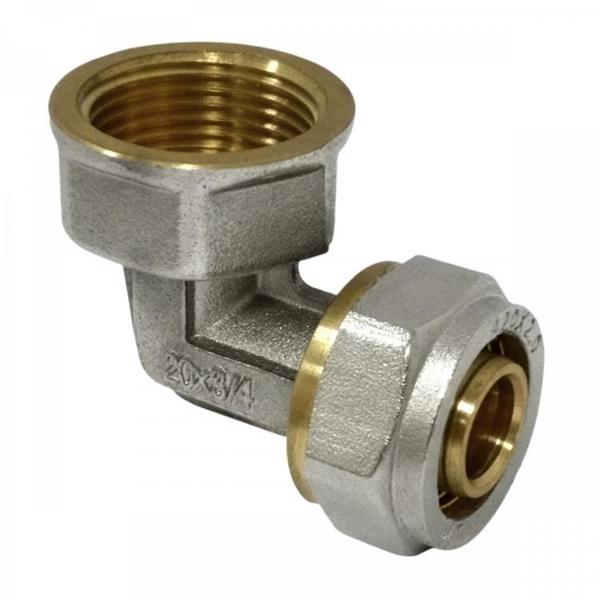 CODO MIXTO 90ºTUBO MULTICAPA LATON 32-1"
