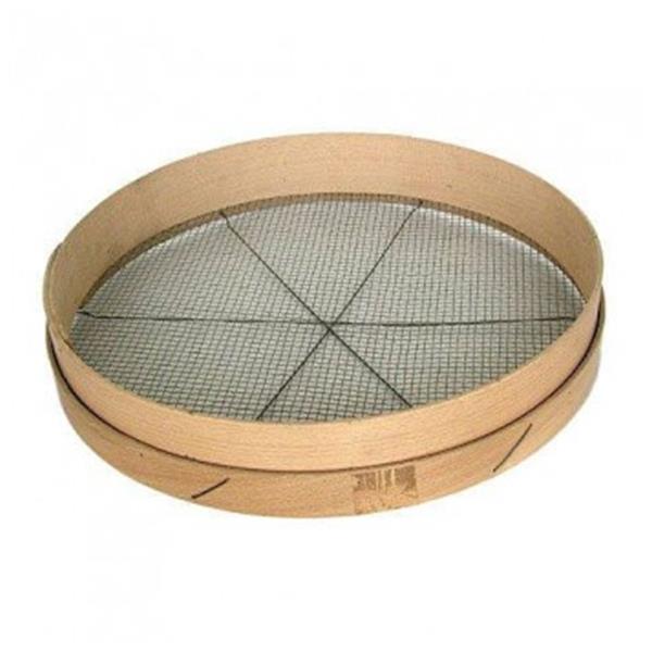 CRIBA REDONDA ARO MADERA 50 CM. TELA N.6 (3,98MM.)