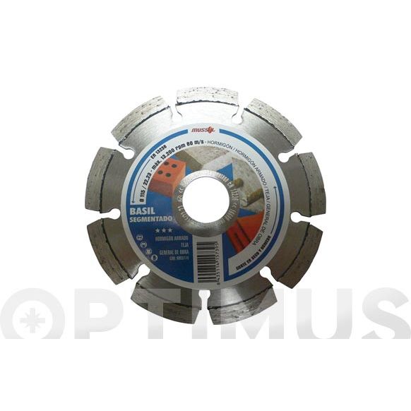 DISCO DIAMANTE SEGMEN BASIL MUSSOL WBSE 115