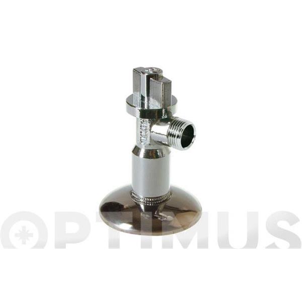 GRIFO ESCUADRA ROSI CROMADA MACHO 1/2" MACHO 3/8"  ST (1 UNIDAD)