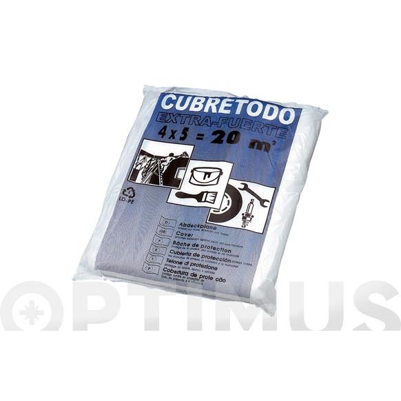 PLASTICO CUBRE-TODO 4X5 40 MICRAS