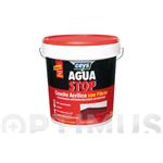 AGUASTOP CAUCHO FIBRAS GRIS DE 20KG.