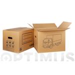 CAJA CARTON MUDANZAS CON ASA TROQUELADA 40X30X30CM