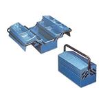 CAJA HERRAMIENTAS METALICA DOBLE CAJON 530X220X280MM. 108/7 HECO