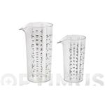 JARRA MEDIDORA GRADUADA 1 L. PLASTICO